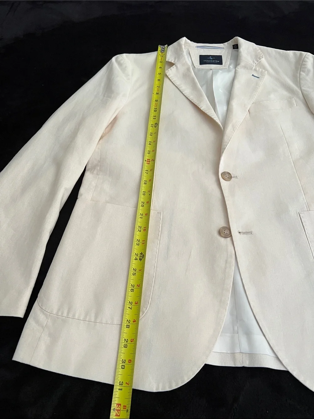 Linen & Cotton Light Cream Blazer
